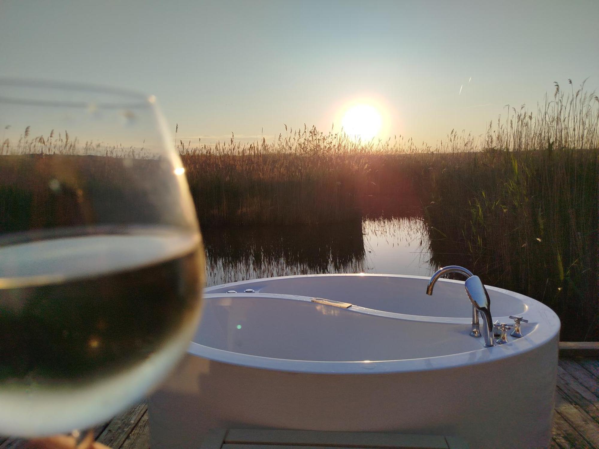 Pfahlbau Sunset II Toplage Inklusive Elektroboot Rust Εξωτερικό φωτογραφία